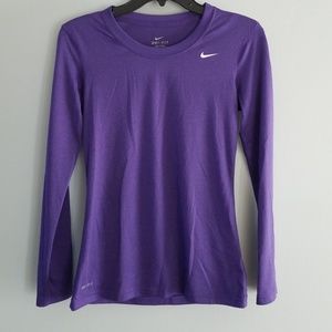 Nike Dri-Fit: athletics wear- long sleeve top